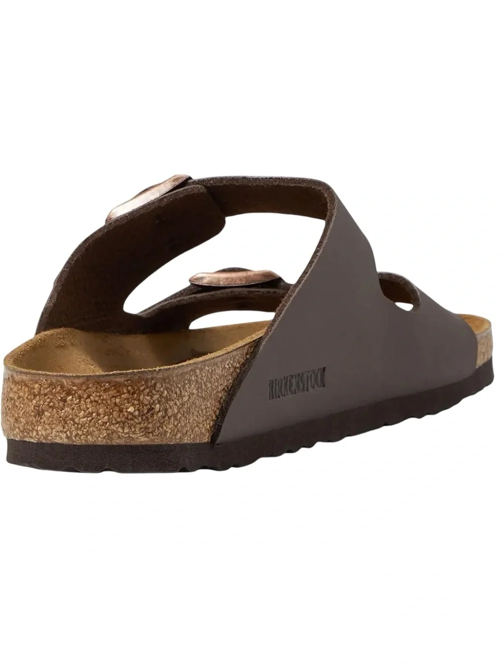 NWT Birkenstock Arizona Birko-Flor Brown Unisex Size 44 R US M 11-11.5 | US W 13